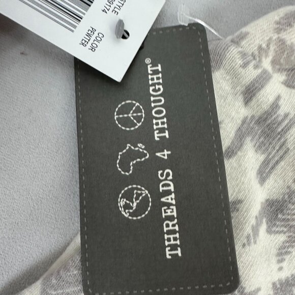 Threads 4 Thought Gardenia Shorts Pewter Houndstooth Size Small Eco-Friendly - Picture 3 of 7